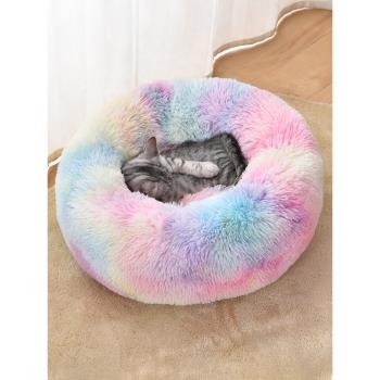 貓窩冬季保暖貓咪踩奶窩寵物四季通用狗窩深度睡眠貓墊子貓床用品