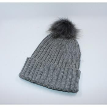 020#外貿帽子女歐美針織帽子冬季保暖毛球毛線帽韓版外貿休閑帽子