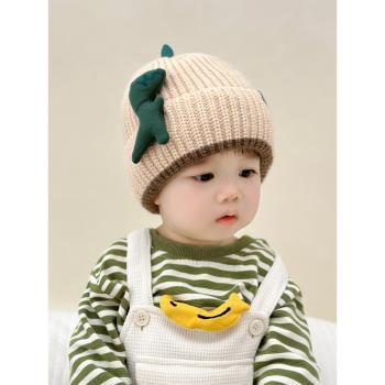 保暖加厚男寶卡通冬季嬰兒帽子