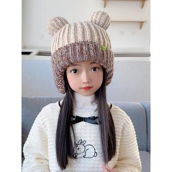 兒童秋冬季寶寶女孩保暖護耳帽