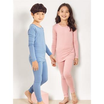 韓國薄款保暖襯褲家居服兒童內衣