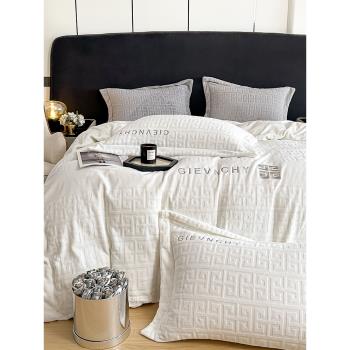 秋冬加厚牛奶絨四件套珊瑚絨被套雙面法萊絨被罩保暖床單床上用品