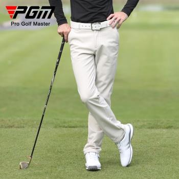 PGM 秋冬高爾夫褲子男裝golf球褲直筒褲防水加絨加厚保暖長褲