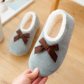 棉拖鞋女冬季包跟室內保暖毛絨棉鞋冬天防滑居家用防滑地板月子鞋