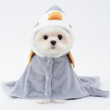 冬季保暖狗狗貓咪睡袋加厚加絨寵物披風斗篷