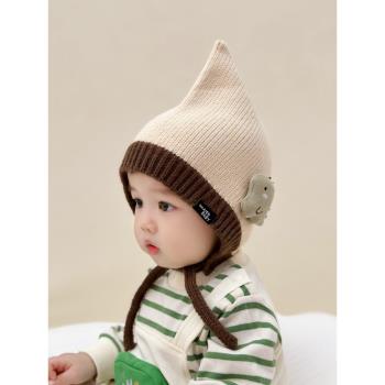 秋冬款小月齡保暖寶寶嬰兒帽子