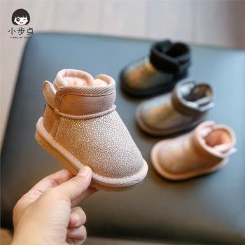 軟底女寶寶冬季加厚保暖嬰兒棉鞋