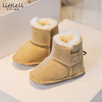 0一1歲女寶寶加厚保暖軟底嬰兒鞋
