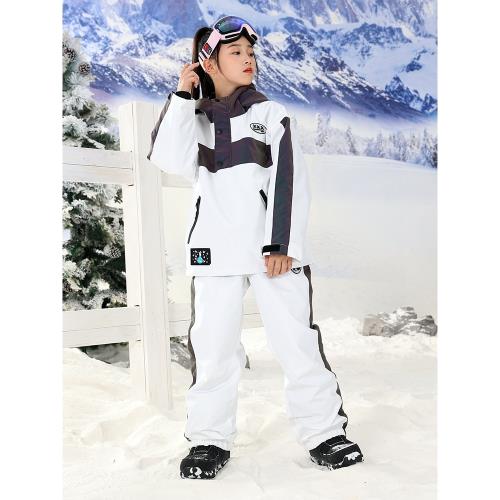 XXXsnow兒童單板滑雪服加棉單板雪褲男童女童防水雪服套裝