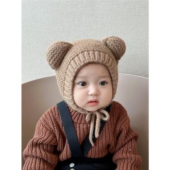 ins韓國網紅寶寶保暖嬰兒帽子