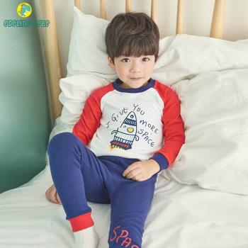 韓國兒童加厚純棉男孩保暖內衣