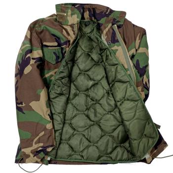 美軍戶外四色迷彩M65風衣夾克外套軍版男冬季防風保暖棉服大衣