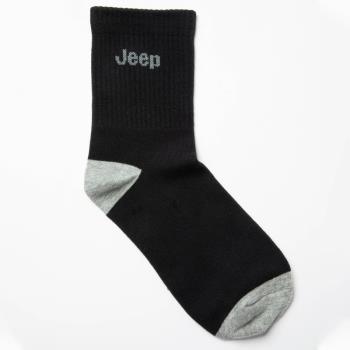 jeep吉普襪子男士吸汗防臭保暖中筒長襪2023新款長筒透氣純棉男襪