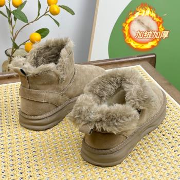 冬季短筒低幫戶外防寒保暖雪地靴