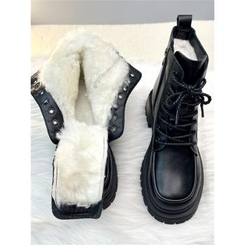 真皮羊毛新款冬季加厚保暖雪地靴