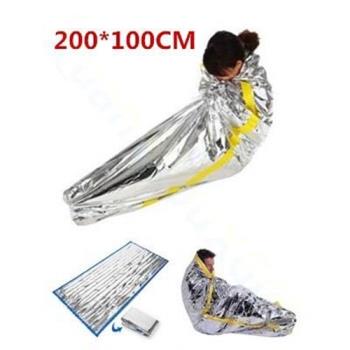 戶外保溫急救睡袋救生工具反光應急睡袋太空毯保暖袋地震應急包
