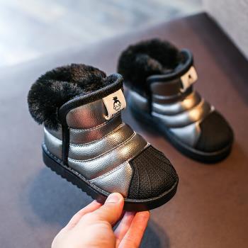 冬季兒童防水防滑保暖鞋雪地靴