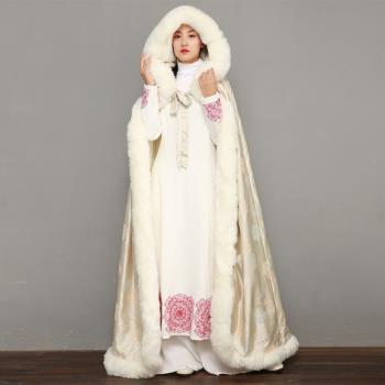 昭君中式復古冬女雙層保暖漢服