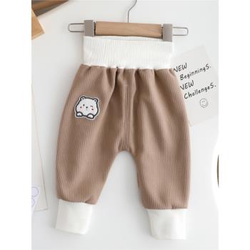 PP嬰兒秋季通用加絨加厚保暖褲子