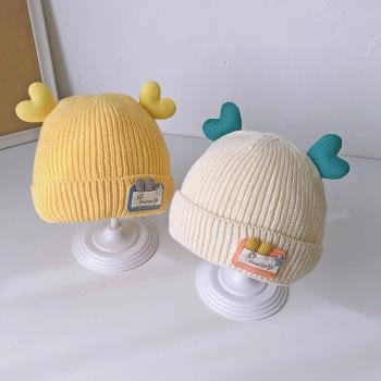 保暖加厚超萌針織冬天嬰兒帽子
