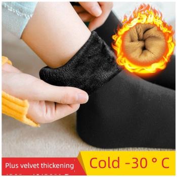 襪子女加絨保暖韓版秋冬季襪子