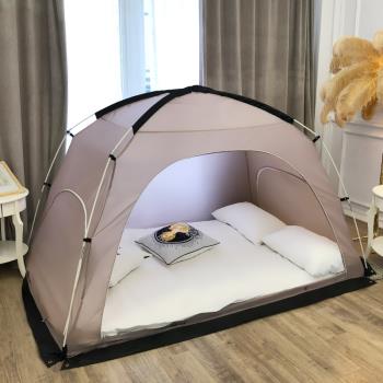 室內帳篷家用大人單雙人大容量折疊透氣防風防蚊保暖兒童床上帳篷