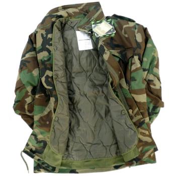 軍迷美軍戶外軍旅迷彩M65風衣夾克軍版男服裝冬季保暖棉大衣外套