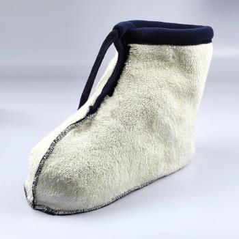 打石膏穿保暖襪冬季加絨護腳套防風寬松鞋套腳骨折術后專用襪子套