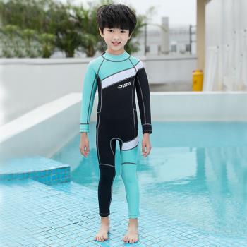 2.5MM男女童保溫專業訓練泳衣
