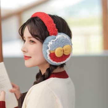 公主風女士韓版簡約毛絨保暖耳罩