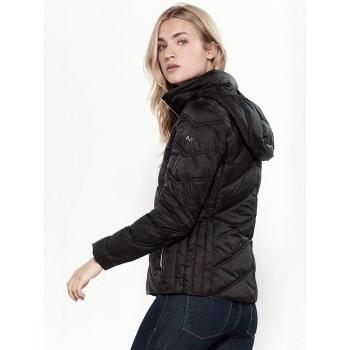 白鴨絨保暖外套女羽絨服大碼冬季連帽上衣女士輕薄加肥款純色棉衣