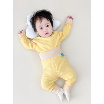 嬰兒德絨保暖套裝秋冬季寶寶衣服兒童睡衣貼身打底內衣秋衣秋褲
