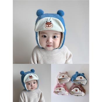 可愛男女寶寶冬季保暖嬰兒帽子