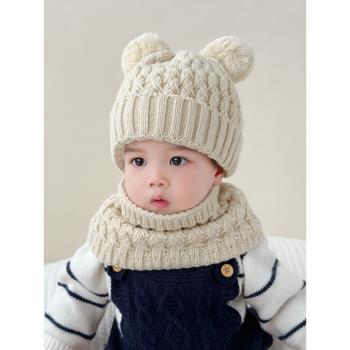 寶寶保暖冬季男童嬰兒秋款帽子