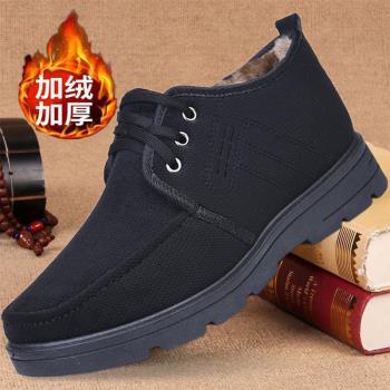 老北京布鞋冬季加厚絨保暖棉鞋