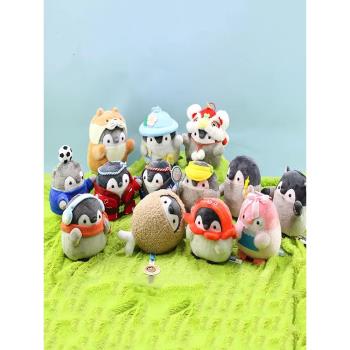 日系小企鵝掛件正版公仔毛絨玩具抓機娃娃可愛玩偶兒童書包飾禮物