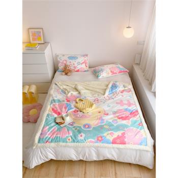 【富山商店 x Lutrajump】毛絨絨輕便保暖四季少女蓋毯沙發毯