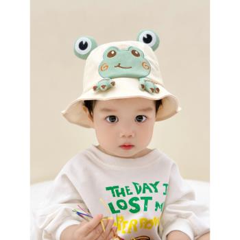 嬰兒帽子寶寶秋冬新款可愛漁夫帽防風保暖男孩帽子女寶搞怪帽子