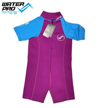 Water Pro 兒童潛水服連體男女童嬰兒寶短款防曬速干保暖游泳泳衣