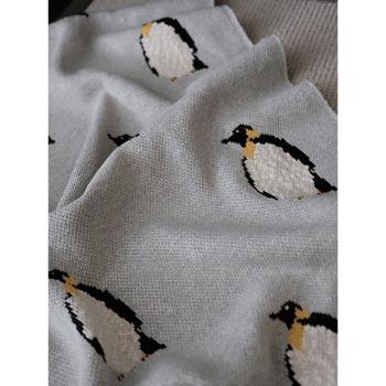 柔軟透氣舒適毛毯全棉北歐嬰幼兒園小被子成人毛毯沙發毯床蓋禮物