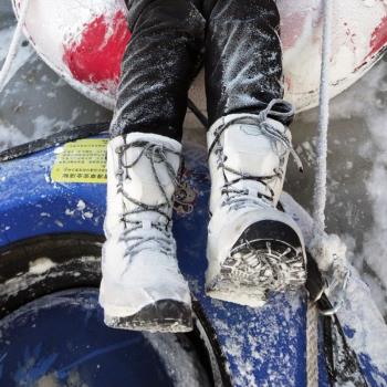 戶外雪地靴女中筒防滑防水保暖滑雪鞋女東北零下40℃棉鞋旅游登山
