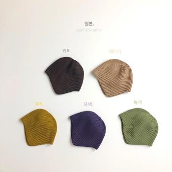 文藝森系韓國版純棉洋氣針織帽子