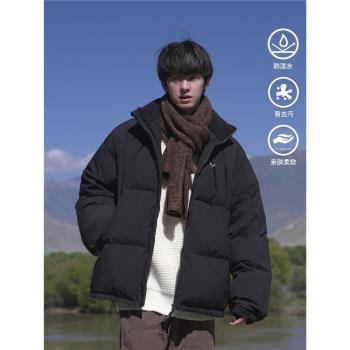 GOGOSOON冬季新款男士羽絨服90%白鴨絨帥氣寬松青少年保暖外套潮