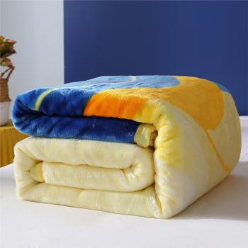 水星家紡拉舍爾毯加厚毛毯保暖冬家用雙人2米蓋毯床墊毯空調毯8斤
