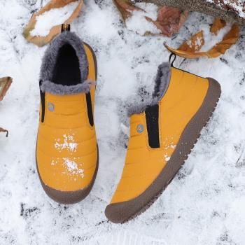 保暖雪地靴加厚防滑老人冬季棉鞋