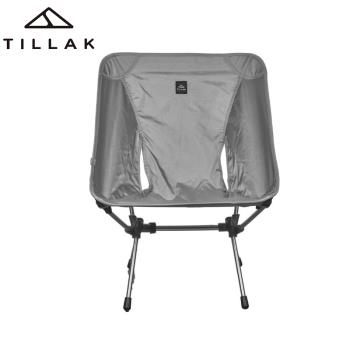 Tillak輕量化戶外露營月亮椅折疊便攜BC摩旅野營椅子野餐釣魚椅