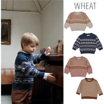Wheat圣誕限定丹麥復古針織上衣