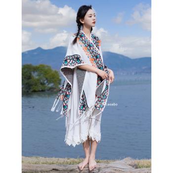 麗江大理民族風女新疆西藏披肩