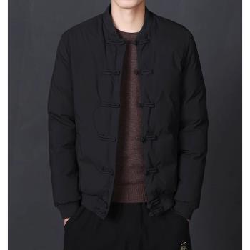 棉衣男2024年新款冬季棉襖中國風棉服加厚保暖寬松中老年唐裝外套