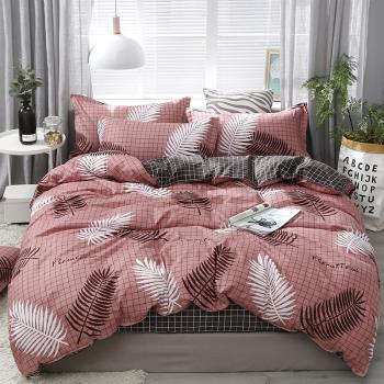 Cotton bedding set bed linen 4pcs/set duvet cover flat sheet